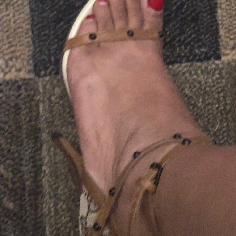 authentic gucci ankle wrap around size 6